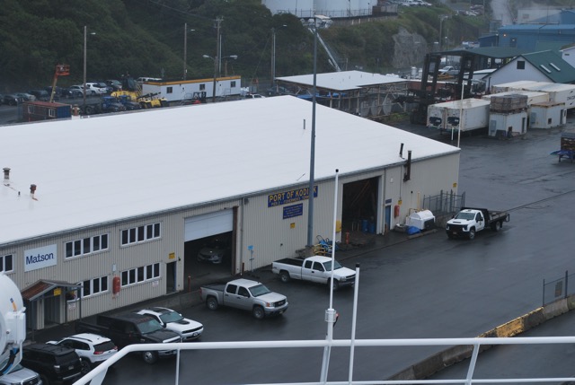 Getting ready to dock