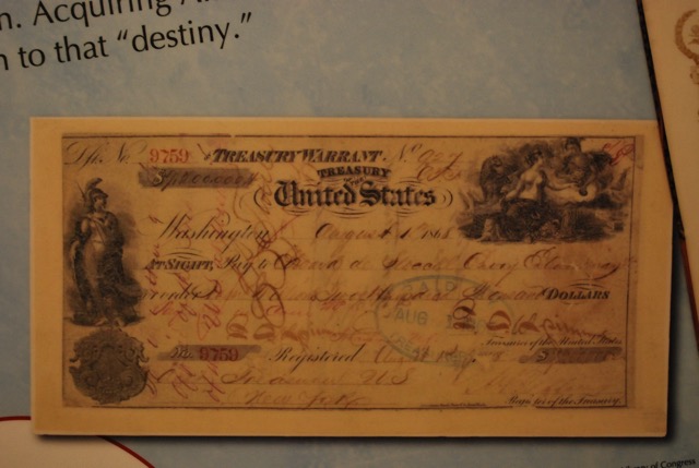 The Treasury Warrant for the purchase