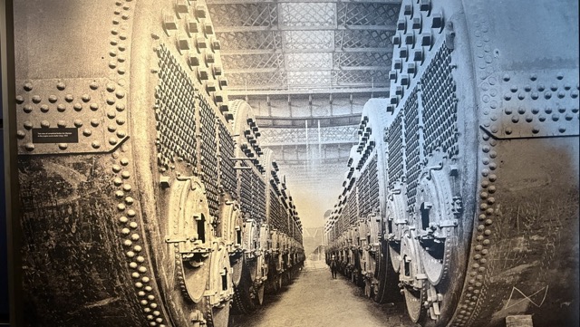 Boiler room of the Titanic