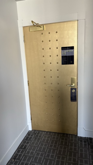 Titanic Hotel - Room doors with rivets